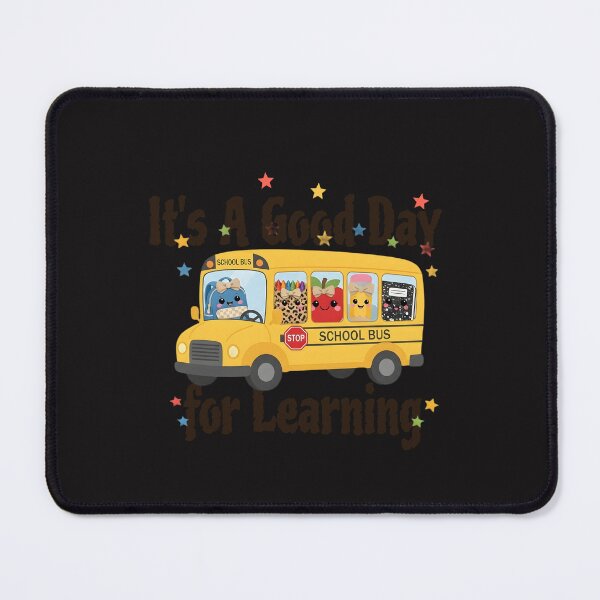 Item preview, It's A Good Day for Learning - Cute Kawaii School Bus Design designed and sold by Lozarux.