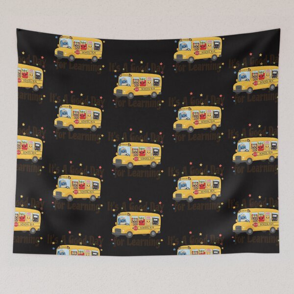 Item preview, It's A Good Day for Learning - Cute Kawaii School Bus Design designed and sold by Lozarux.
