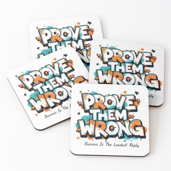 Item preview, Prove Them Wrong – Motivational Graffiti Typography designed and sold by Dogandesighn.