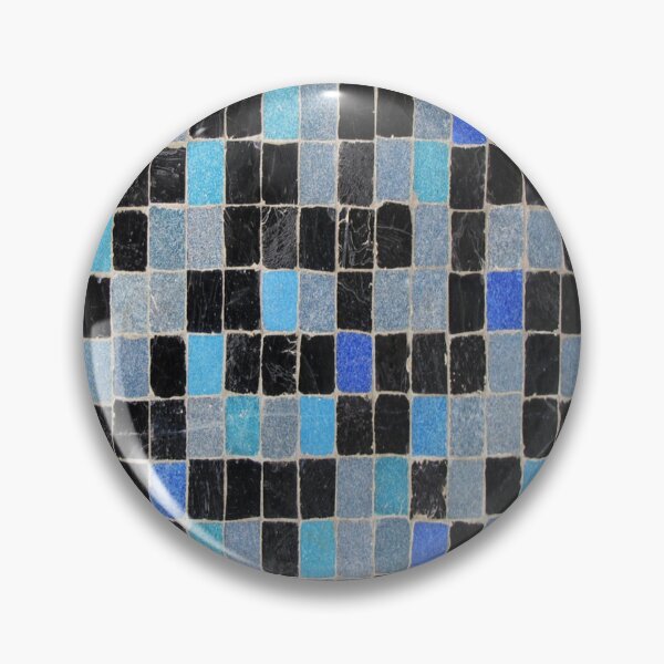 Item preview, Black and Blue Squares  designed and sold by Ethna Gillespie.