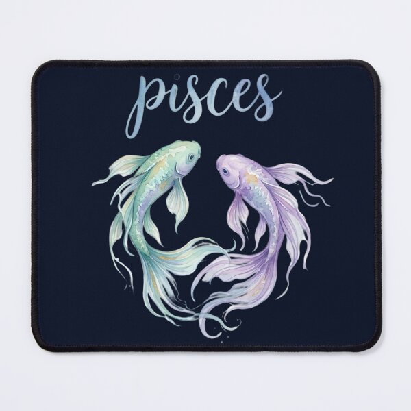 Item preview, Pisces Zodiac Sign Watercolor Fish | Daily Horoscope Astrology | Pisces Aesthetic Gift Design designed and sold by Bhaskar Digital Art.