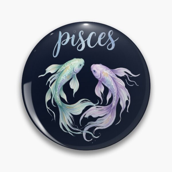 Item preview, Pisces Zodiac Sign Watercolor Fish | Daily Horoscope Astrology | Pisces Aesthetic Gift Design designed and sold by Bhaskar Digital Art.