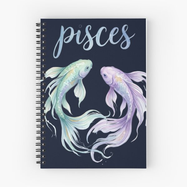 Item preview, Pisces Zodiac Sign Watercolor Fish | Daily Horoscope Astrology | Pisces Aesthetic Gift Design designed and sold by Bhaskar Digital Art.