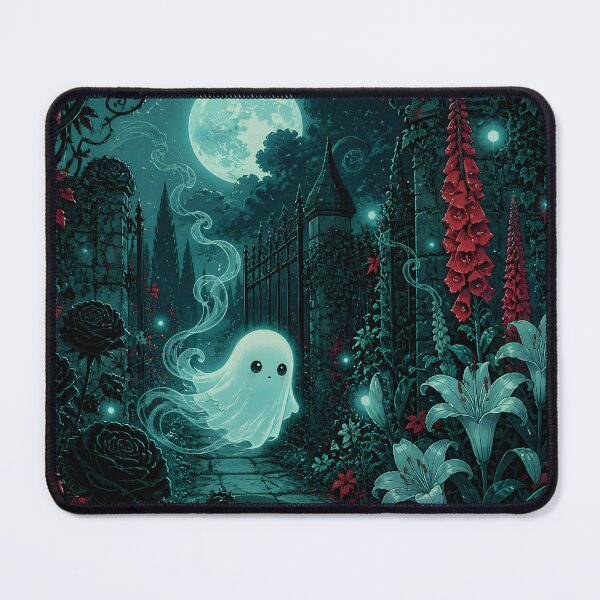 Item preview, Ghost Wandering Enchanted English Garden Pathway designed and sold by Shelley Loewnau-Jones Studio.