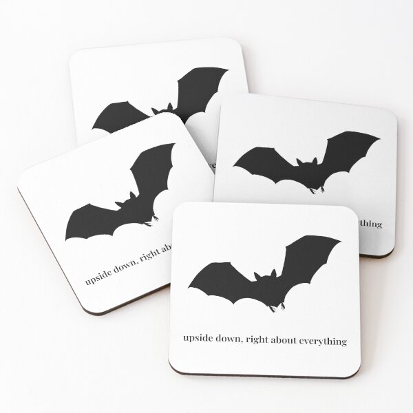 Item preview, Upside Down, Right About Everything – Minimalist Bat Silhouette designed and sold by Soulink-Studio.