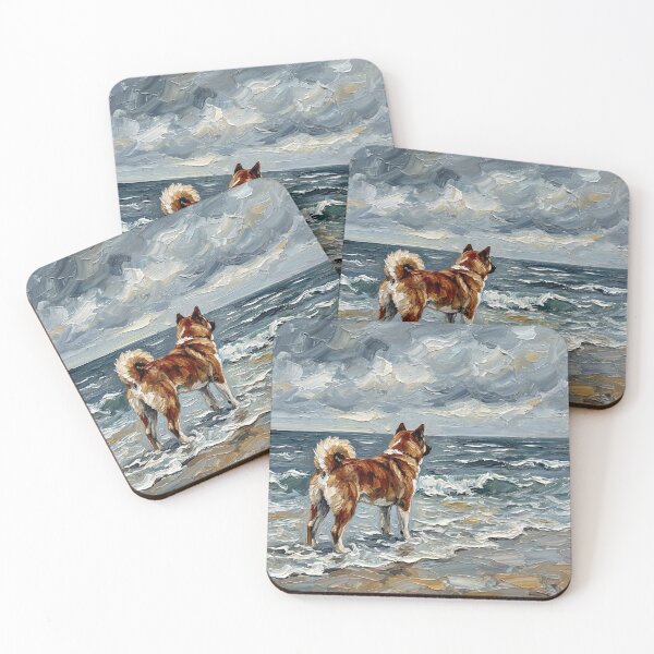 Item preview, Beach Days – Akita designed and sold by AjaTrier.