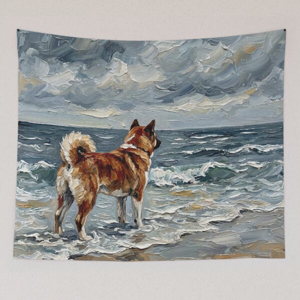 Item preview, Beach Days – Akita designed and sold by AjaTrier.