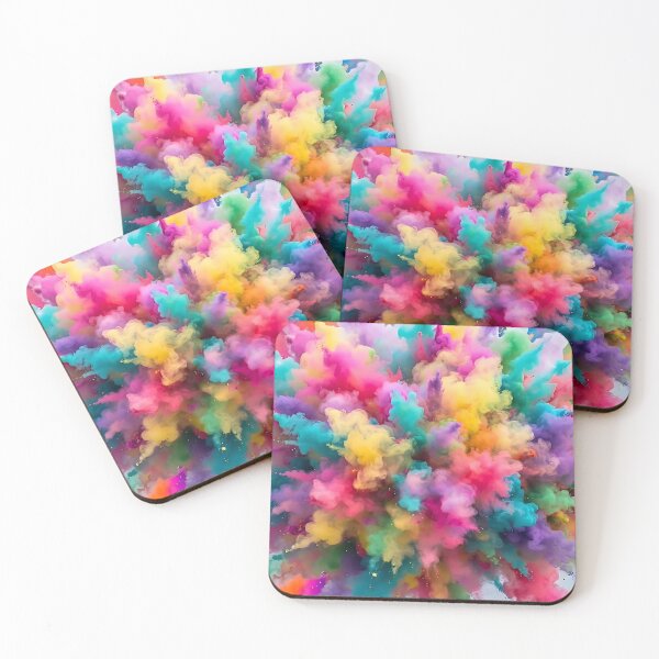 Item preview, Vibrant Abstract Color Explosion designed and sold by ToxicInkArt.