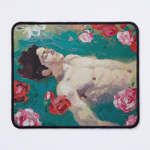 Item preview, Ophelia’s Garden: Impressionist Floral Study in Oil designed and sold by CARRAANN.