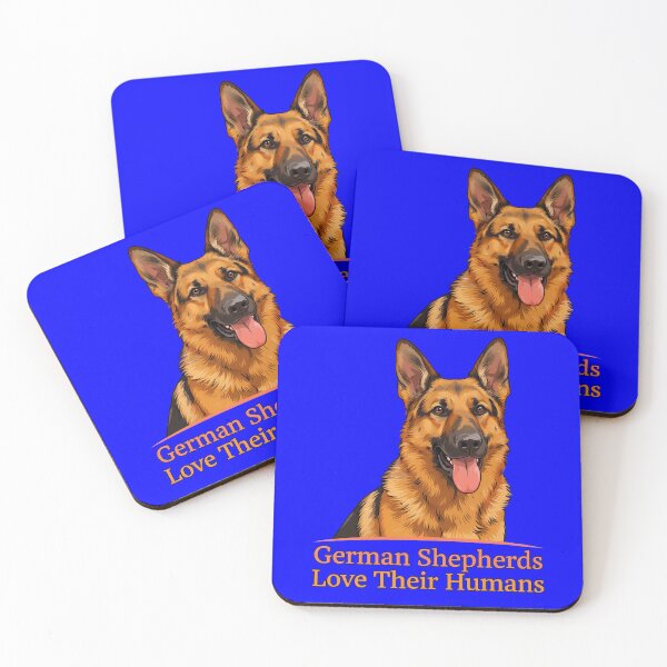 Item preview, German Shepherds Love Their Humans Owner Pet Dog  Art Design designed and sold by fantasticdesign.