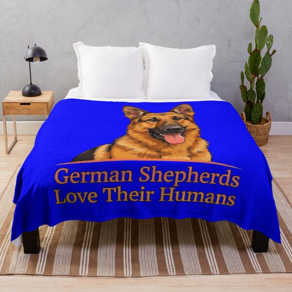 Item preview, German Shepherds Love Their Humans Owner Pet Dog Art Design designed and sold by fantasticdesign.