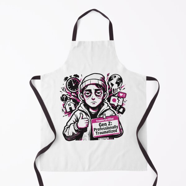 Item preview, Gen Z Professionally Traumatized | Funny Quote designed and sold by XYZ LAB by Jesuperman.
