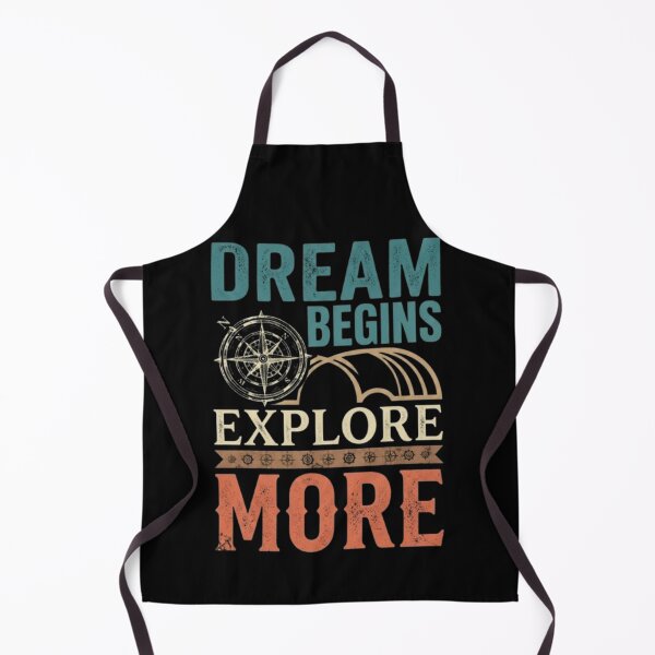Item preview, Dream Begins Explore More – Adventure Typography Art designed and sold by Dogandesighn.