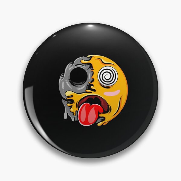 Item preview, Crazy Melting Emoji Skull Funny Horror designed and sold by Gbriel3.