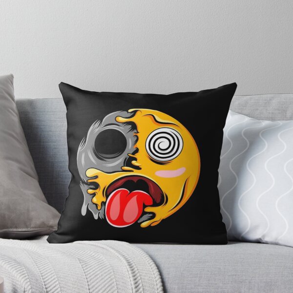Item preview, Crazy Melting Emoji Skull Funny Horror designed and sold by Gbriel3.