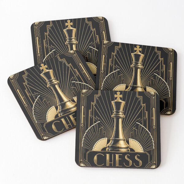 Item preview, Chess King Art Deco designed and sold by SunnyDesign82.