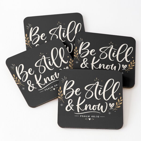 Item preview, Be Still And Know, Psalm 46:10 Bible, Faith, Christian  designed and sold by Sprinkle12345.