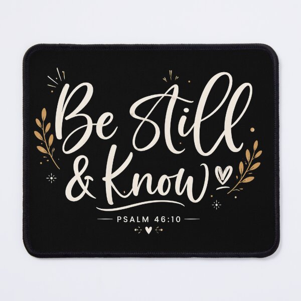 Item preview, Be Still And Know, Psalm 46:10 Bible, Faith, Christian  designed and sold by Sprinkle12345.