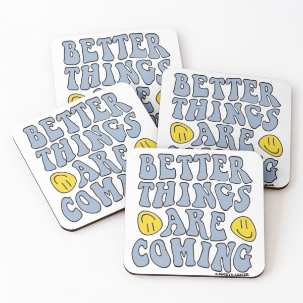 Item preview, Better Things Are Coming Retro Psychedelic designed and sold by SarvynStudio.
