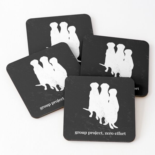Item preview, Group Project, Zero Effort – Meerkat Trio Grain Poster designed and sold by Soulink-Studio.