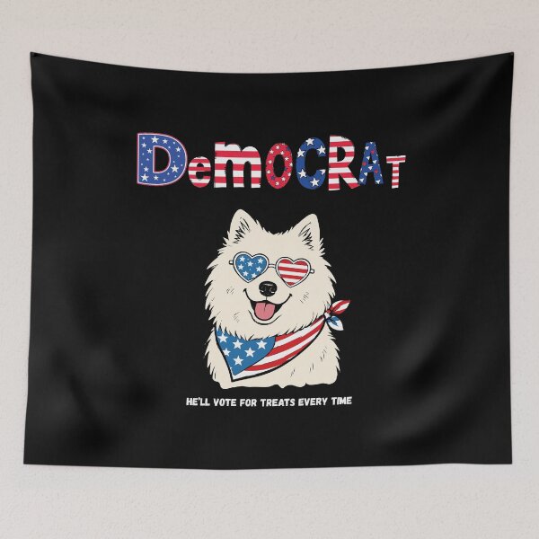 Item preview, My Dog is a Democrat, Funny Political, Sarcastic  T shirts for Everyone designed and sold by OlaZ12.