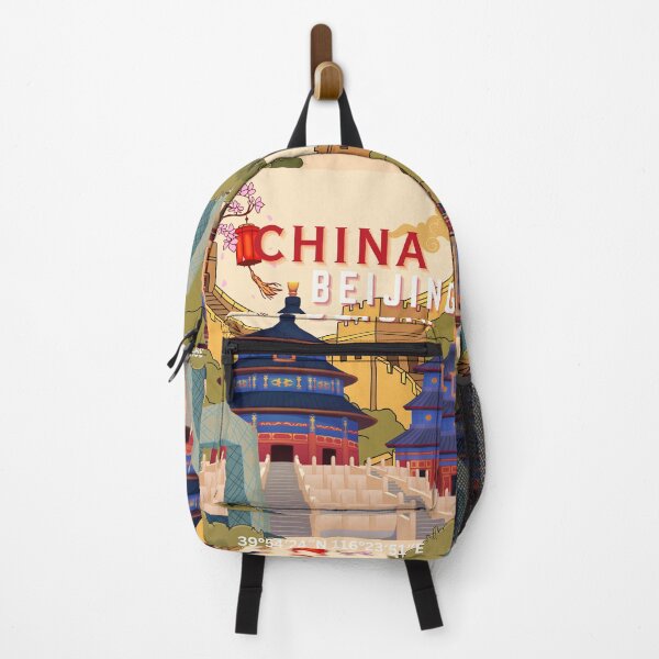 Item preview, Beijing China Travel Poster | Asian City Wall Art designed and sold by Magic Love Art Print.