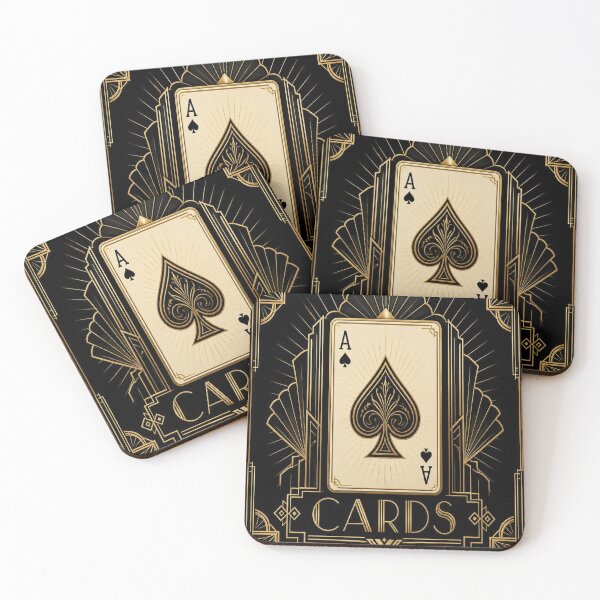 Item preview, Ace of Spades Art Deco designed and sold by SunnyDesign82.