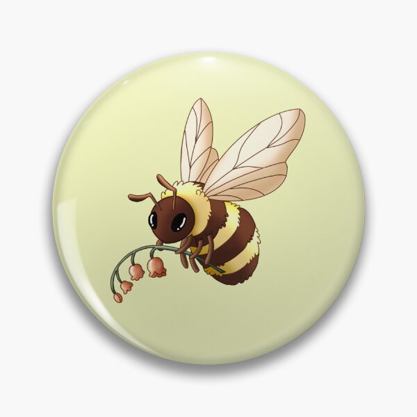 Item preview, Bee Holding Pretty Flowers designed and sold by Cozy Little Doodles by Hosha’na.
