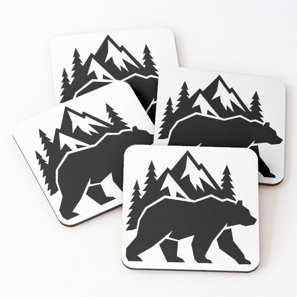 Item preview, Bear Mountain Forest Silhouette designed and sold by matybrak.