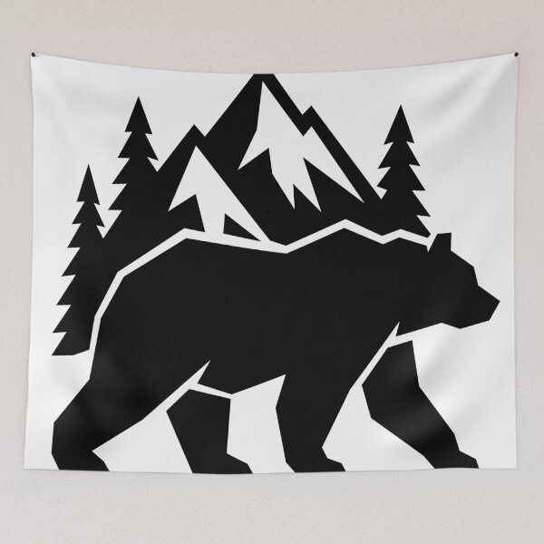 Item preview, Bear Mountain Forest Silhouette designed and sold by quibrak.