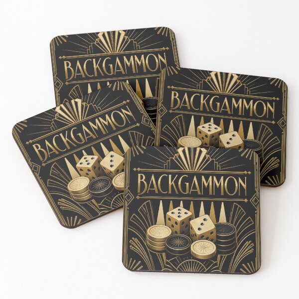 Item preview, Backgammon Dice Art Deco designed and sold by SunnyDesign82.