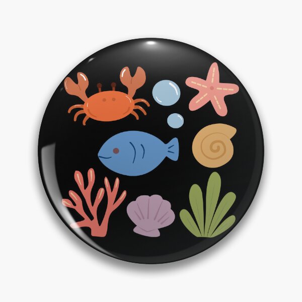 Item preview, Ocean Sea Life Crab Fish Illustration designed and sold by Teenidesign .