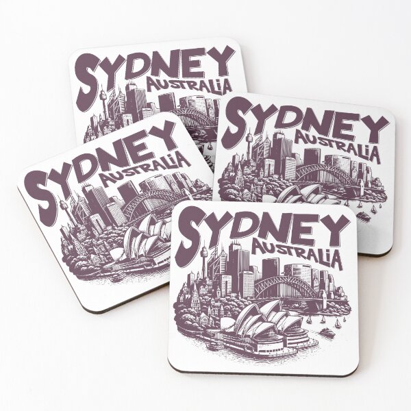 Item preview, Sydney Australia | Vintage Travel Design designed and sold by FadedFrequency.
