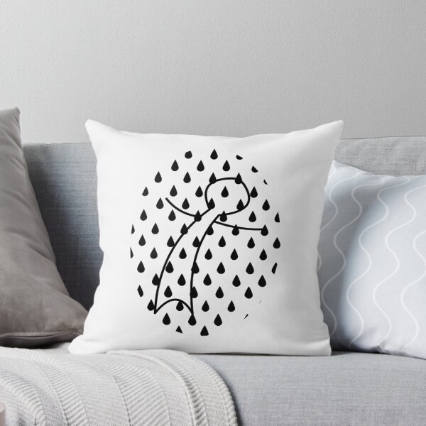 Item preview, Lost in the Rain Abstract Minimalist Stick Figure Aesthetic designed and sold by JengPath.