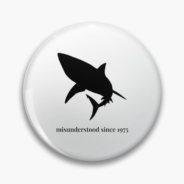 Item preview, Misunderstood Since 1975 – Minimalist Shark Silhouette designed and sold by Soulink-Studio.