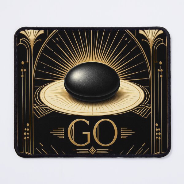 Item preview, Go Stone Minimalist Art Deco designed and sold by SunnyDesign82.