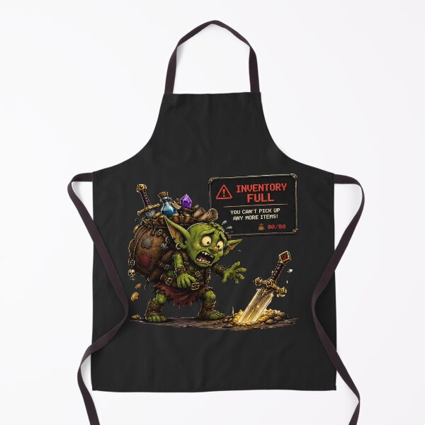 Item preview, Inventory Full Loot Goblin – You Can't Pick Up Any More Items designed and sold by PXEpic.