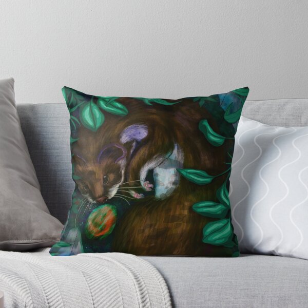 Item preview, The Stoat and Dragonsblood Stone designed and sold by tinaschofield.