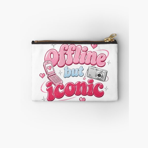 Item preview, Offline but Iconic Vintage Digital Camera and Flip Phone Cute Girly designed and sold by VirtualLexi.