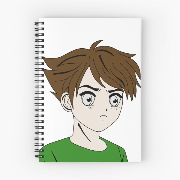Item preview, Brown Hair Cartoon Boy designed and sold by ZoeDVeltkamp.