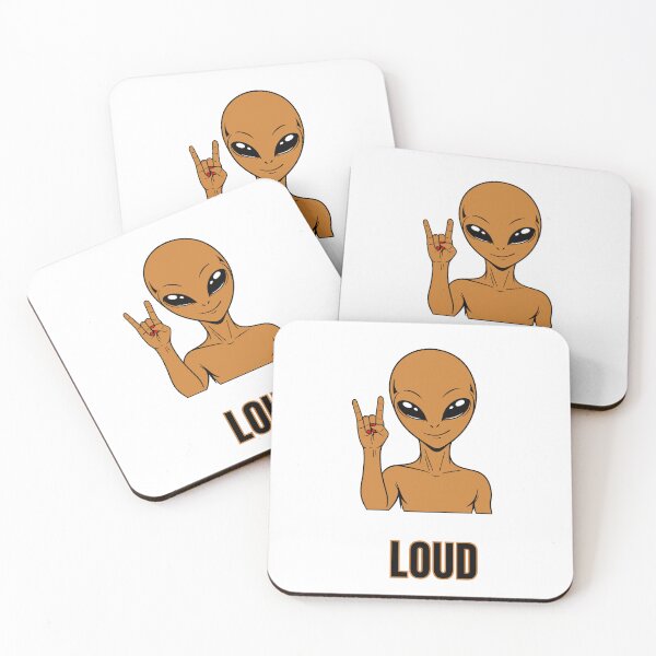 Item preview, ZORGO Signals Bronze Edition – Funny Alien Hand Gesture | Minimalist Space Character Sticker designed and sold by The-Visitors.