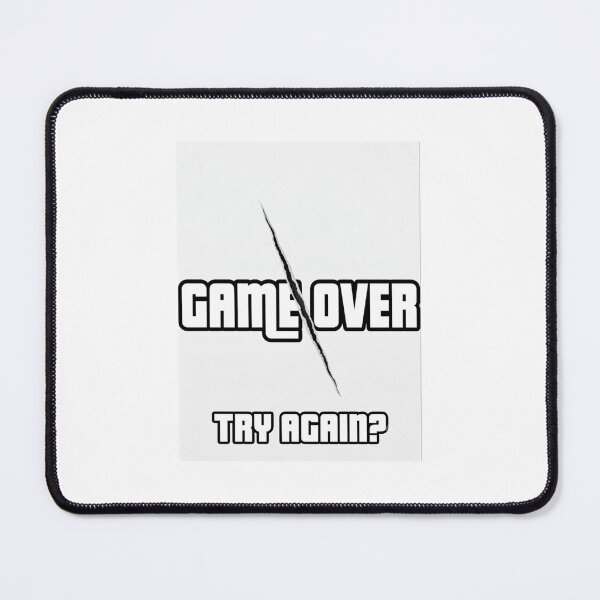 Item preview, Classic Game Over Video Game Typography⁠ designed and sold by Miracsz.
