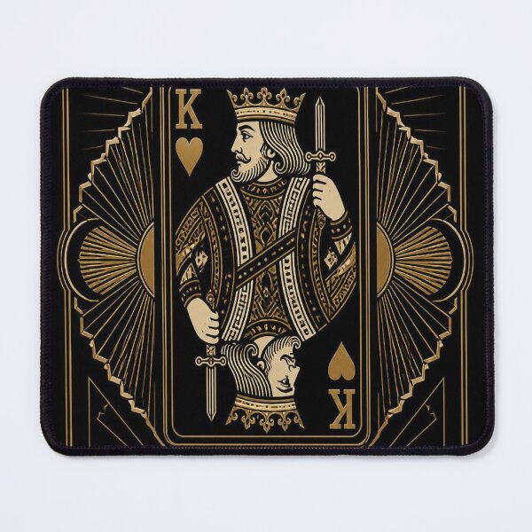 Item preview, King of Hearts Art Deco designed and sold by SunnyDesign82.