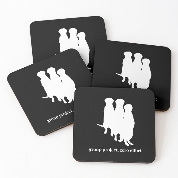 Item preview, Copy of Group Project, Zero Effort – Minimalist Meerkat Trio Silhouette designed and sold by Soulink-Studio.