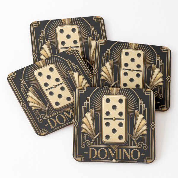 Item preview, Domino Double Five Art Deco designed and sold by SunnyDesign82.