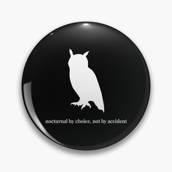 Item preview, Copy of Nocturnal By Choice, Not By Accident – Minimalist Owl Silhouette designed and sold by Soulink-Studio.