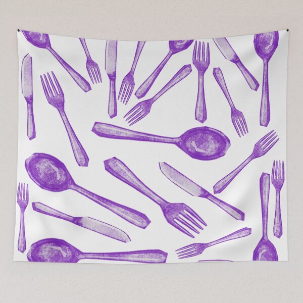 Item preview, Spoon Fork Knife Pattern designed and sold by kinpirks.