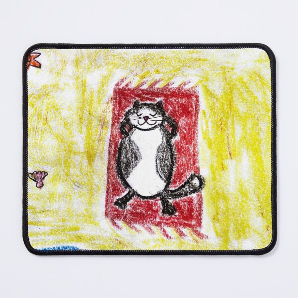Item preview, Tuxedo Cat Sunbathing on the Beach designed and sold by MagicYana.