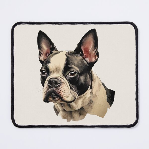 Item preview, Geometric Boston Terrier - Modern Pet Art designed and sold by Tklezardesigns.