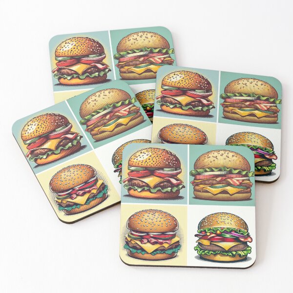 Item preview, Stylized Cheeseburgers designed and sold by Art School Dropout.